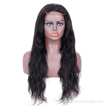 brazilian cuticle aligned body wave women 4x4 closure lace wig human hair closure wig